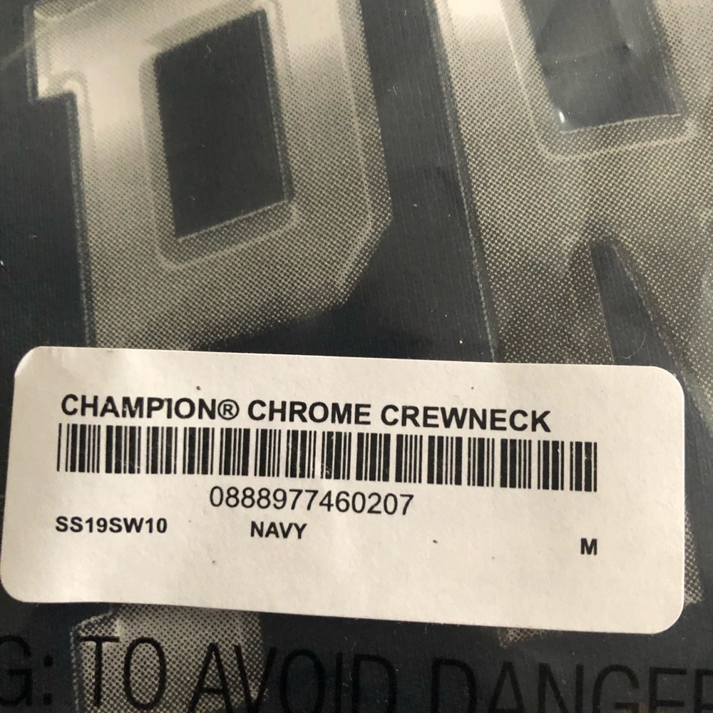 Auth - Supreme Champion Chrome Sweatshirt NEW - Picture 3 of 4